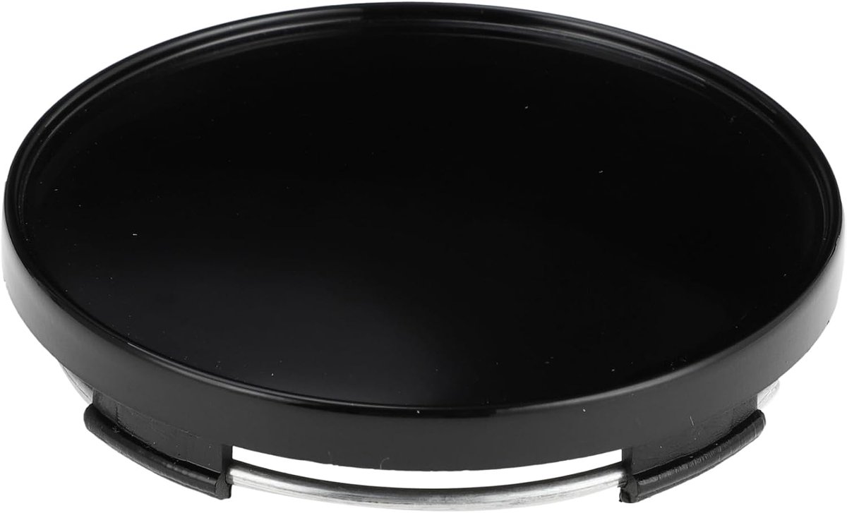 Auto Wielnaafdop/Binnenste Velgcover Voor De Meeste Auto's/Klik-in Kunststof 68mm 2.68" OD / 1 Stuks Glanzend Zwart