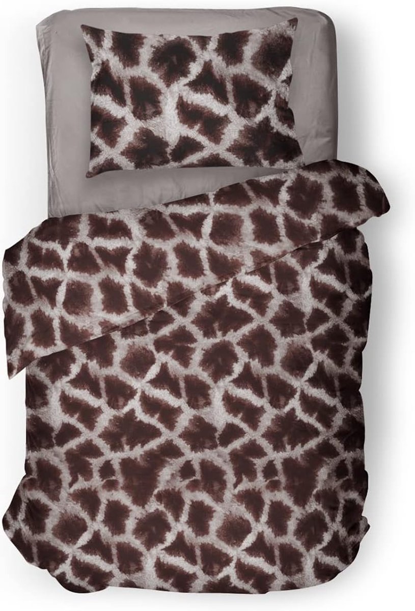Dekbedovertrek Denier Ciro - bruin 140x200/220cm