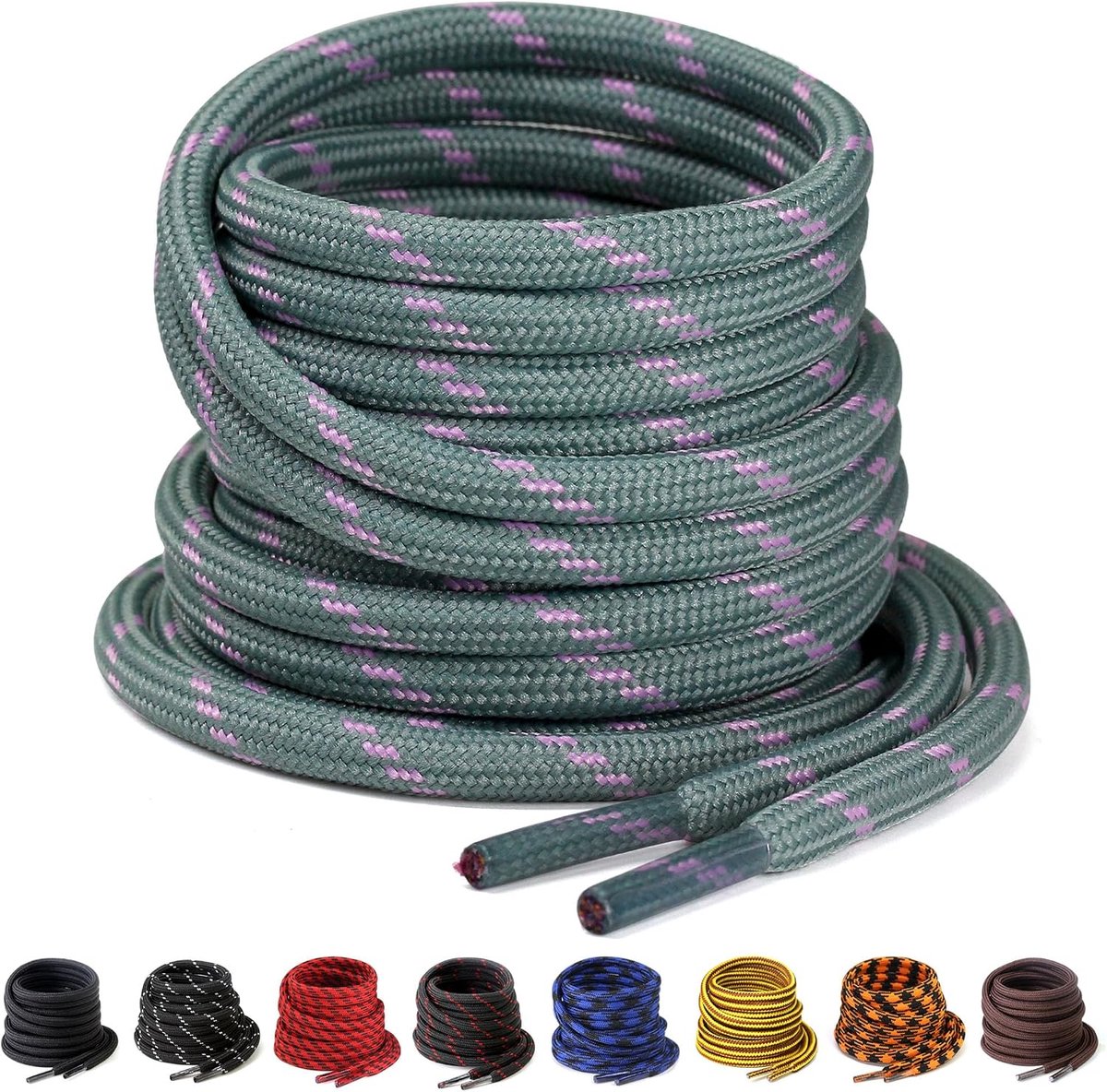 Schoenveters, Premium Zwaar Belastbaar 4,5 mm Dikke Veters voor Schoenen, Laarzen, Werk & Hiken