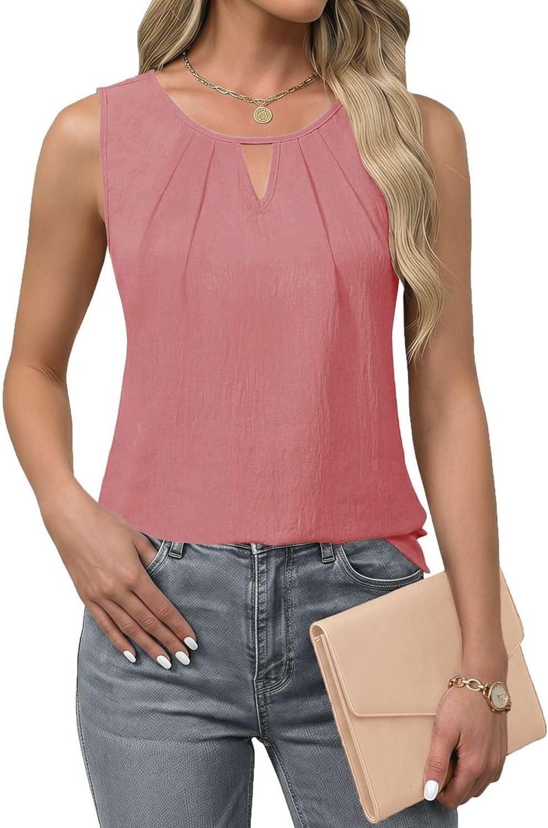 Damesblouse met korte mouwen, elegante hemdblouse, zomer, bovenstuk, ruches, opstaande kraag, werk, tuniek, hemd, tops, volant-mouwen, shirts