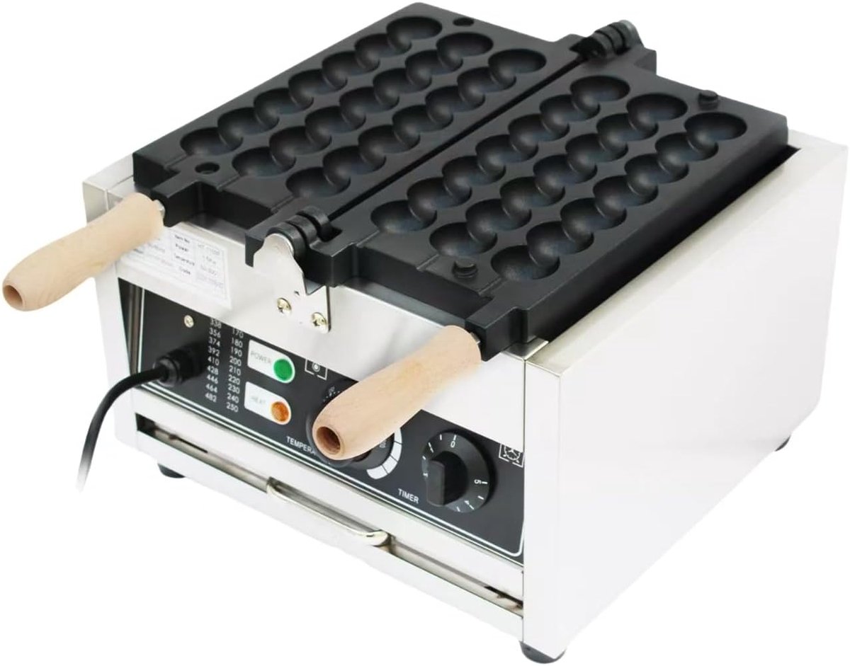 Capaciteit wafelijzer mini eiervorm wafelijzer bakvorm wafelmaker thuis elektrische wafelijzer sandwich all-in-one machine commerciële wafelijzer