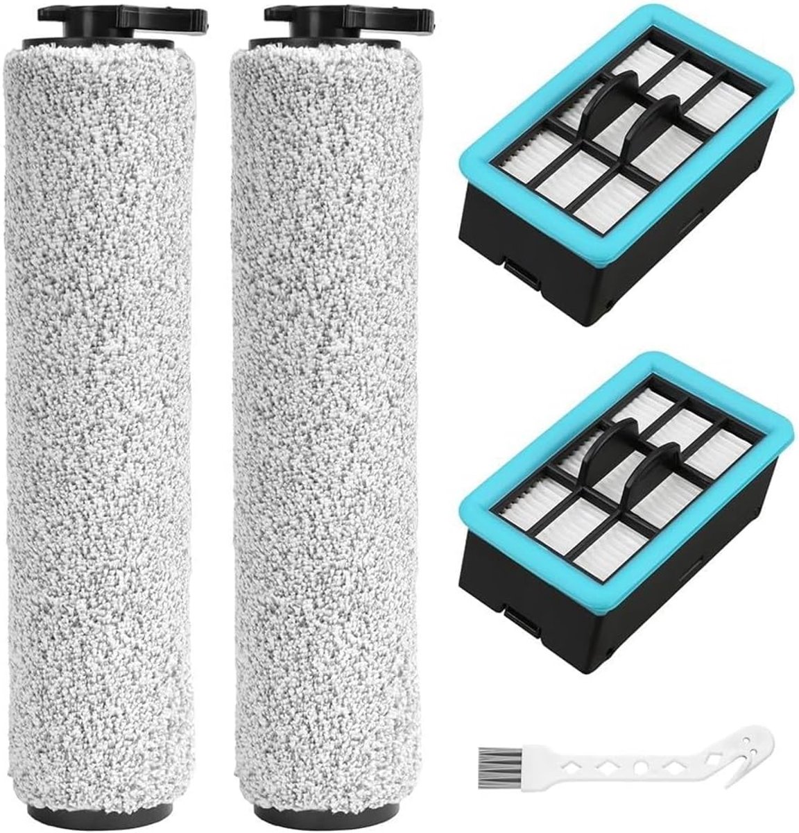 Replacement Brushes Filters Kit, For Bissell, For CrossWave 3831 HF2 3845 3847 3848 Accessories, including 2 roller - ShopVlot