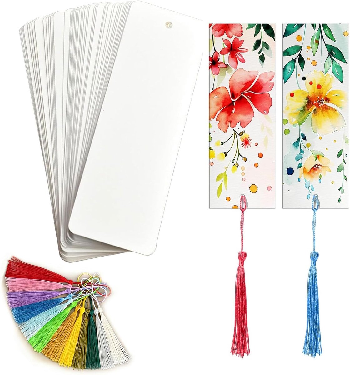 Watercolor Papier 15 x 5 cm - Katoen - Glad oppervlak - Ideaal voor DIY schilderen - ShopVlot