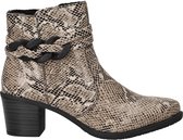Rieker Enkellaarsjes - Dames - Beige - Maat:38