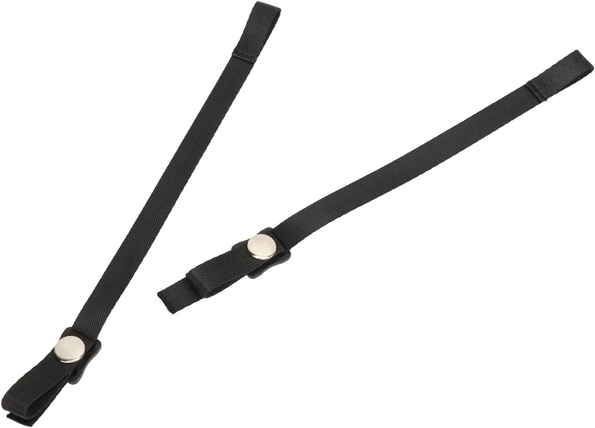 Kinband, 2 Stuks Oxford-stof, Enkele Versterkte Drukknoop, Verstelbaar Vervangingsonderdeel met Verstelbaar Ontwerp voor hockey- en Ijshockeyhelmen