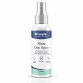 Shoeple Schoenendeo Spray – Frisse Geur & Anti-Bacterieel – Tegen Zweetlucht in Schoenen, Sneakers & Sportschoenen – 100ml – Natuurlijke Deodorant Spray
