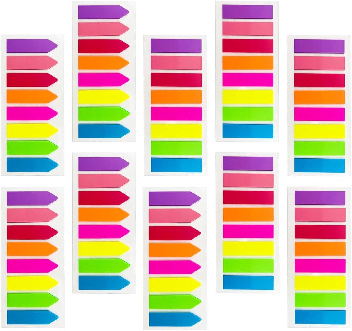 Xcdhemde® Plakmarkers 2000 stuks, Zelfplakkende Tabs - ShopVlot