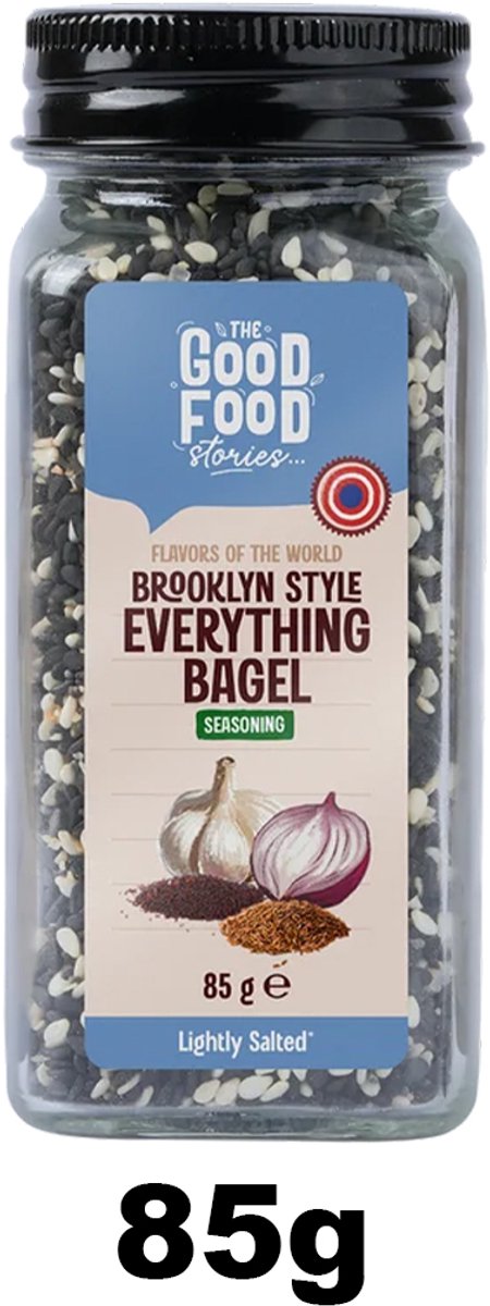 Brooklyn Everything Bagel Kruidenmix - 85 g - Licht gezouten - The Good Food Stories (TGFS)