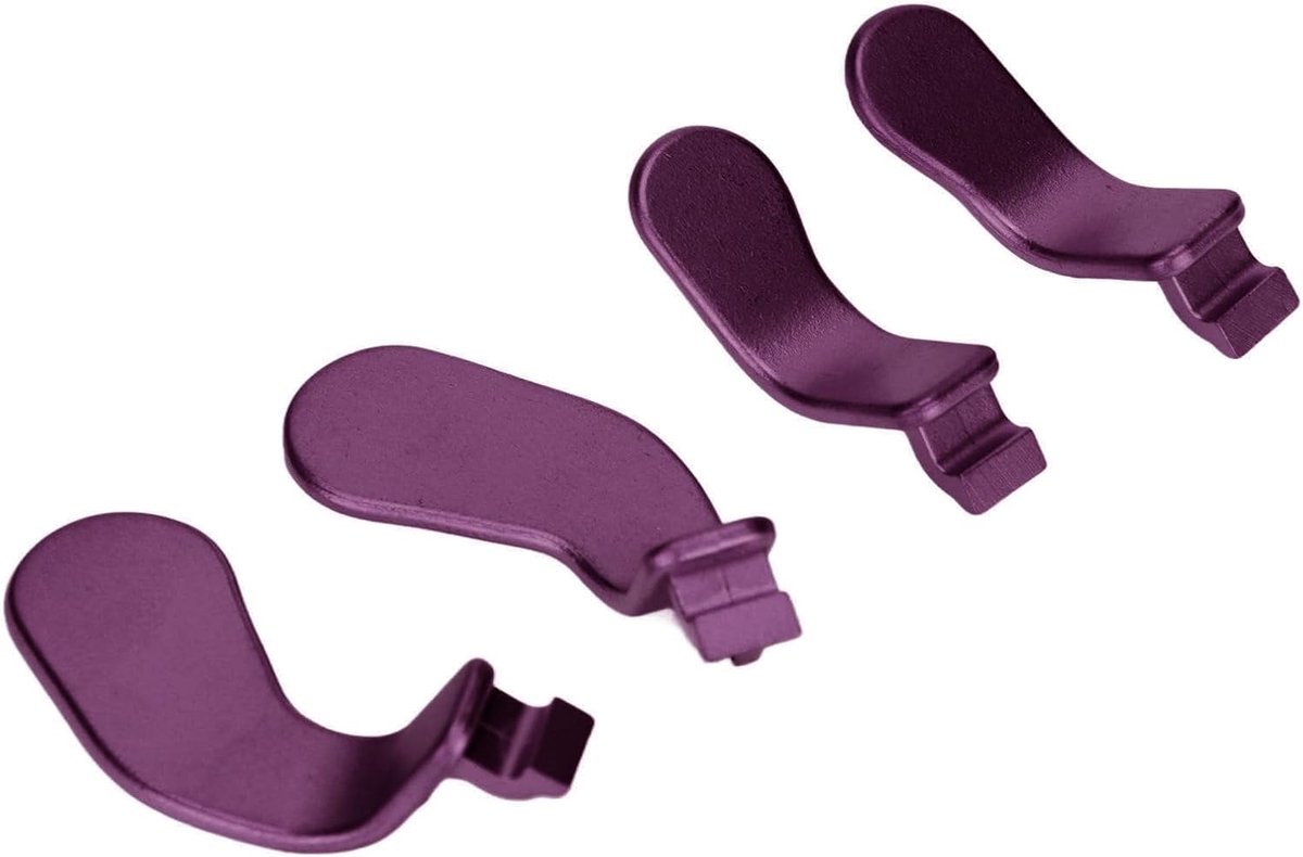 Controller Paddles 4 Stuks - Premium RVS Metaal - Paars - Verhoog je spelervaring - ShopVlot