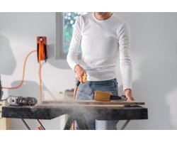 Giraffe Tools Intrekbare luchtslanghaspel 15 m, zware 3/8 inch luchtleiding met 1/4 "Quick Connect, Max 300 PSI voor - ShopVlot