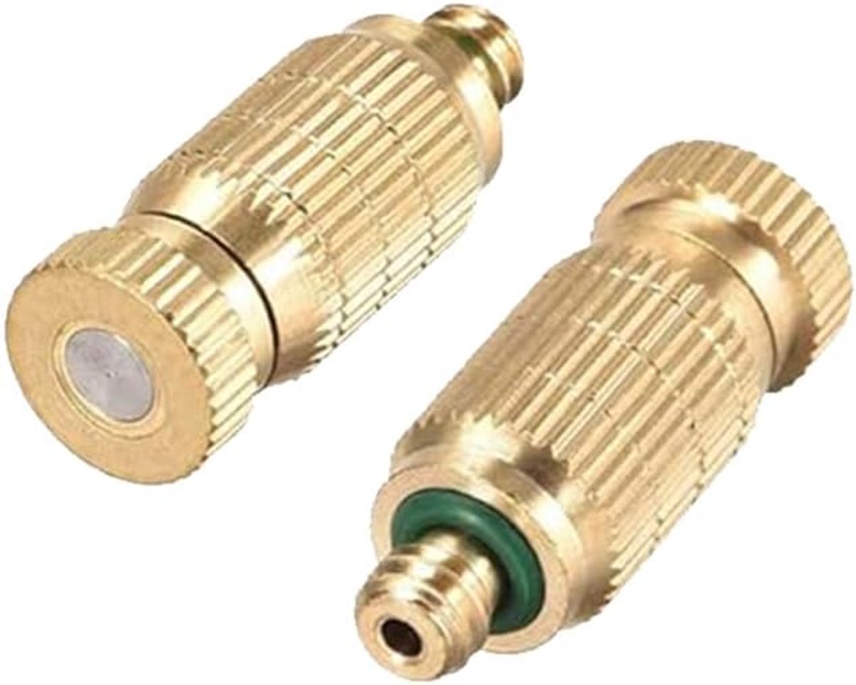 Misting nozzles 10 stuks - 0.3mm hoge druk - anti-druppel spraykop - fijne mist voor optimale koeling - ShopVlot