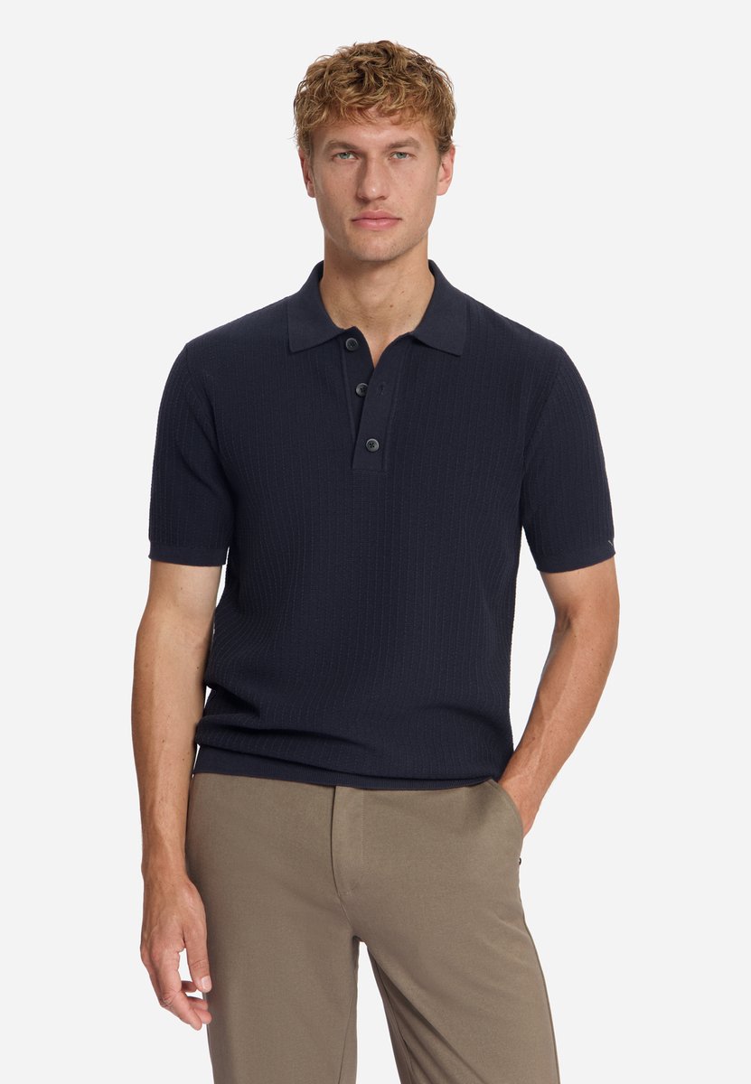 Gebreide Polo met Structuur