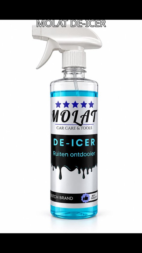 Molat de icer spray - antivries - antivries spray - ruitenontdooier spray - 500 ml
