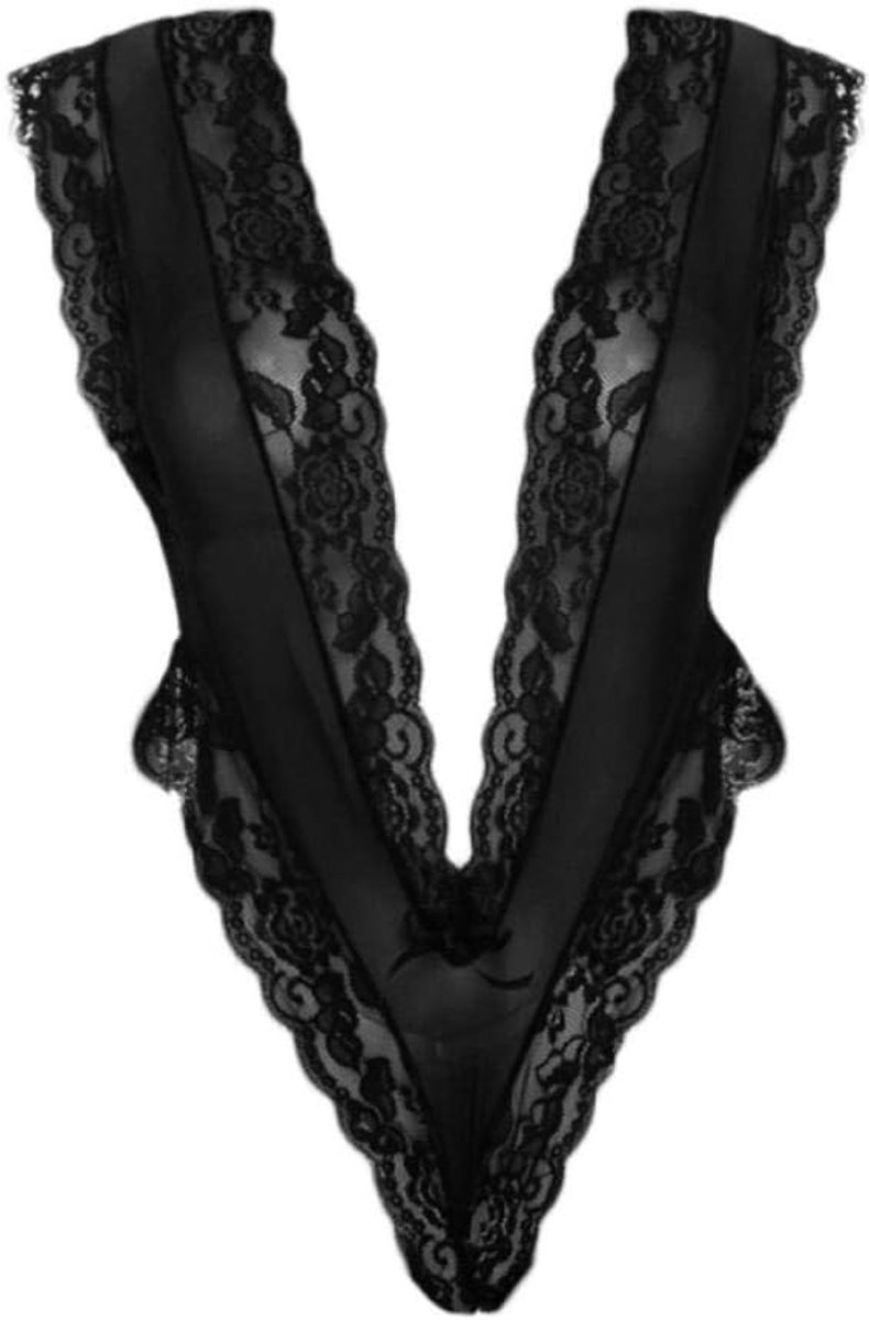 Kleding Sexy Dames Kant V-hals Lingerie Beha Verleiding Perspectief Erotische Porno Vrouwen Kostuums Ondergoed Nachtkleding