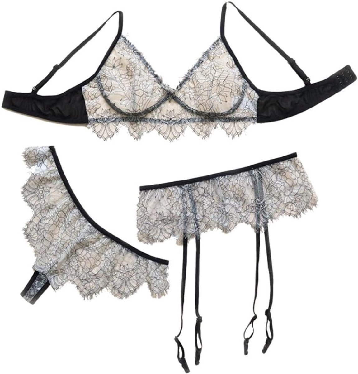 Lingerie Dameslingerie Lingerie voor Dames Sexy Ondergoed Kousenband Kant Transparant