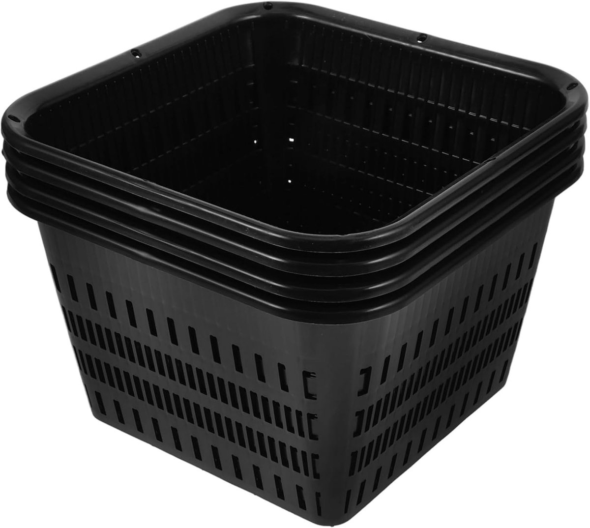 4 stuks kweekmand, netkopjes voor de cultuur, kunststof potten voor planten, tuin, containers voor plantenbakken voor herbruikbare plantenbakken