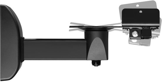 Maclean - Speaker stands - Verstelbare, draaibare luidsprekerbeuge 2 stuks - +8°~-8° en horizontaal verstelbaar +90°~-90°, max. 15 kg, MC-917 — afbeelding 3