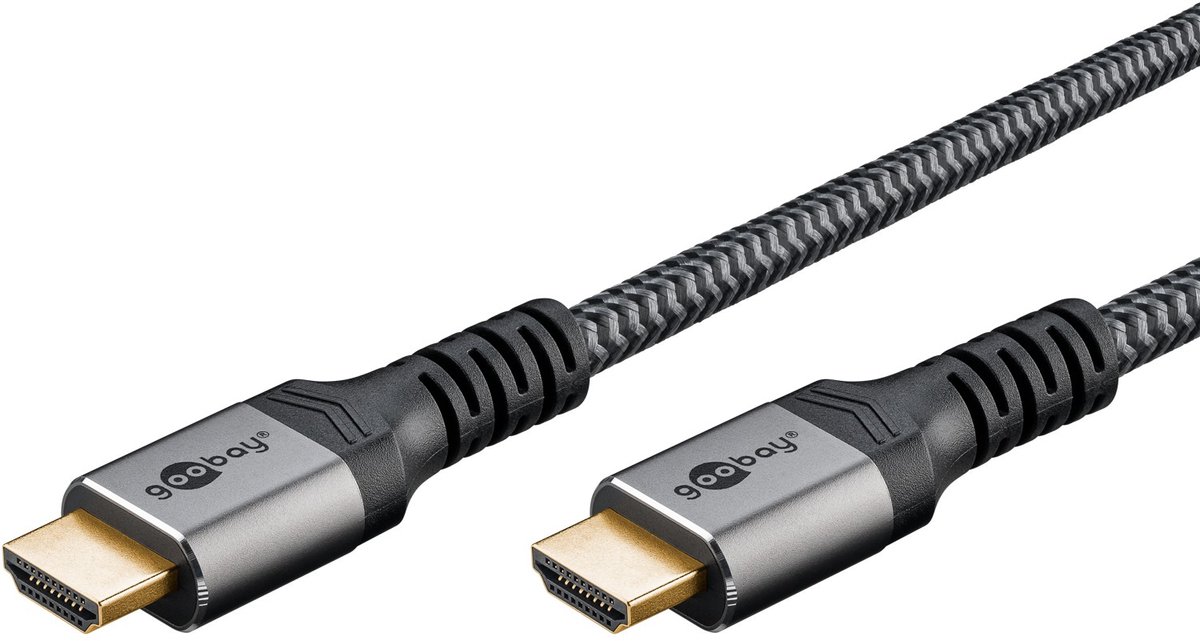Goobay High Speed HDMI-kabel met Ethernet, 4K/60 Hz, Retail Polybag