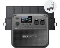 BLUETTI Elite 200 V2 - Powerstation - 2073,6Wh met SORA500 500W Zonnepaneel - 2600W AC - 3900W Power Lifting - LiFePO4 230V - Camping Camper Noodstroom