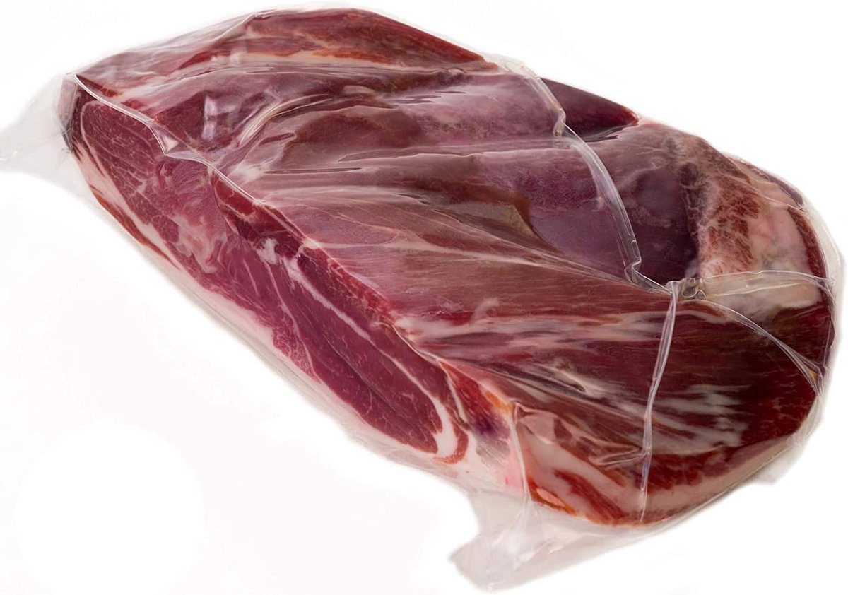 Schouderham Ontbeend en Ontvet 1 Kg met Mediterraan Zeezout - Spaanse ham