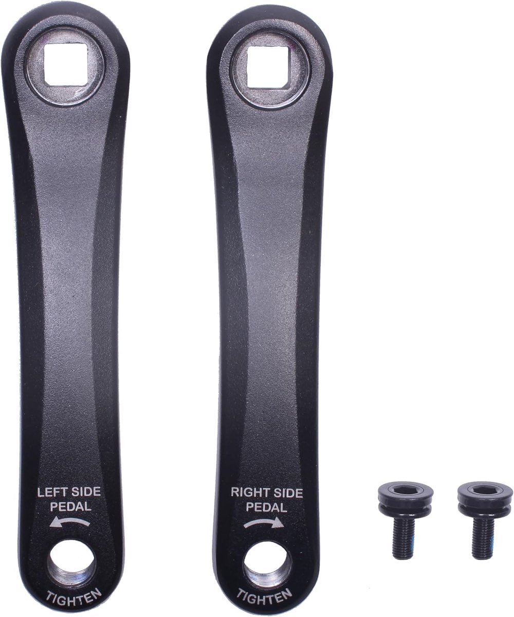 Crank Arms, 89MM/102MM/114MM/127MM/140MM/152MM/160MM/165MM/170MM/175MM Verkrijgbaar in Vierkant Gat Fiets Crank Arm voor Ebike, Midden Gemonteerde Motor, Koppel