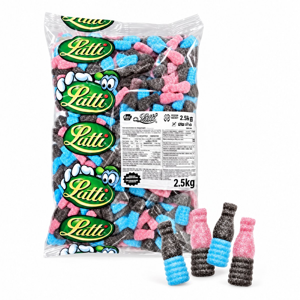 Lutti Bubblizz Liquorice 2,5kg