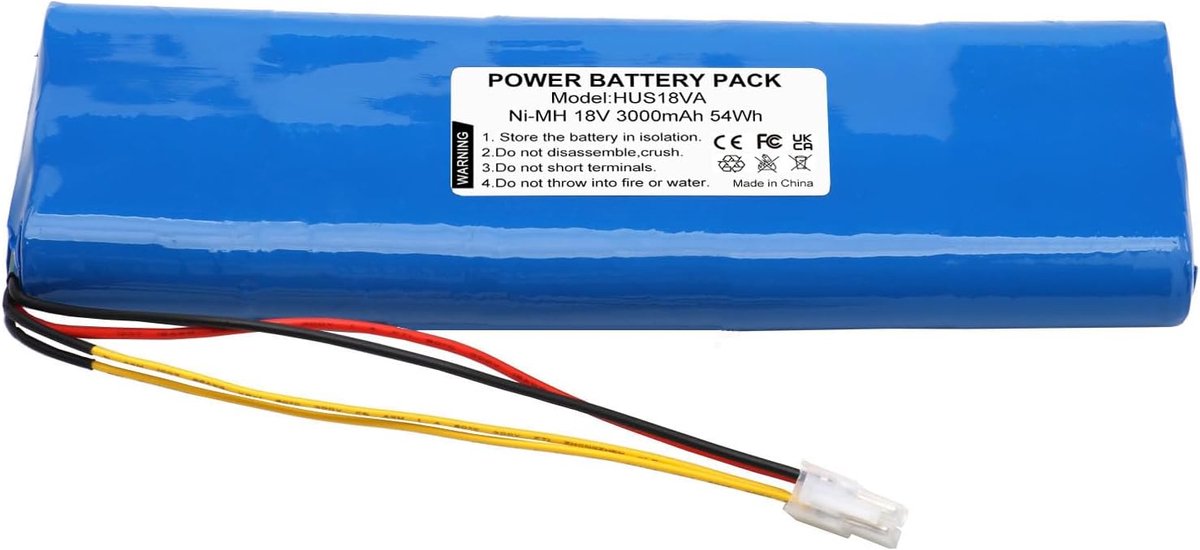 Accu Ni-MH 18V 3000mAh 54Wh voor Robotmaaier Geschikt voor Husqvarna Automower 220AC, 230ACX, 210C, 260ACX, G2, Solar Hybrid