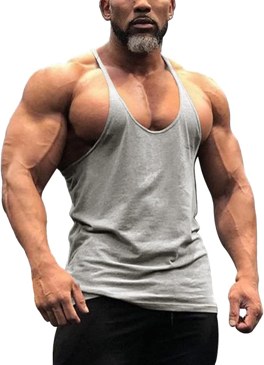 Y-Terug Bodybuilding Training Stringer Tops Spier Mouwloze T-shirts