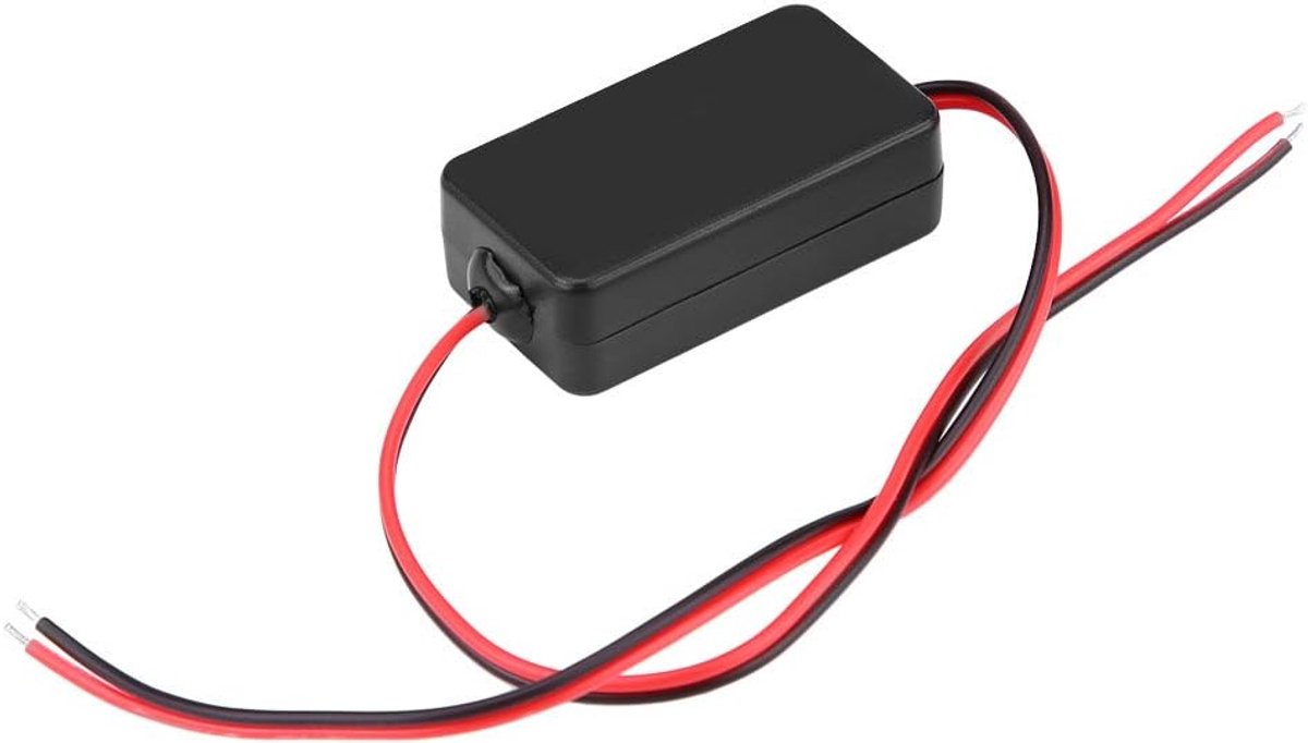 12V DC auto achteruitkijkcamera Power Relay condensator filter gelijkrichter