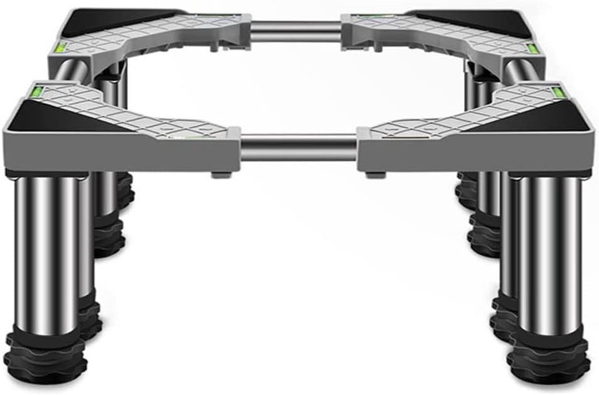 Wasmachinesokkel sokkel voor koelkast stand voor droger 45-65 cm verstelbare koelkastvoet machine sokkel diepvriezer onderstel verhoging 10/15/20/25 cm
