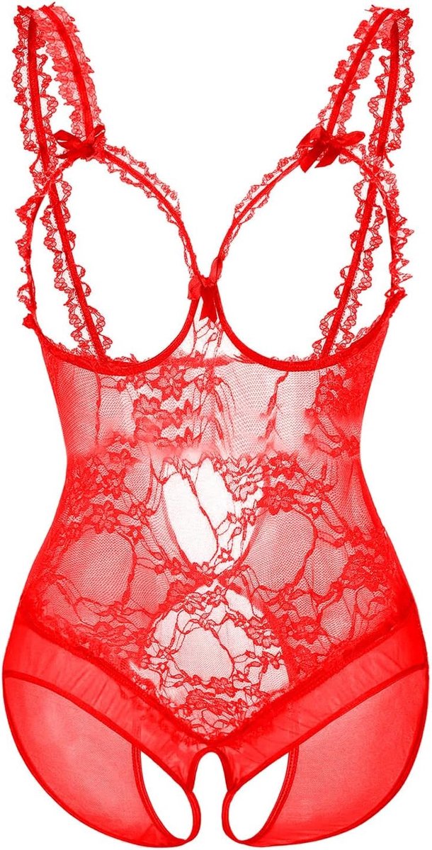 Dameslingerie, kant, babydoll, babydoll, kant, rekbaar, perfecte pasvorm, A124