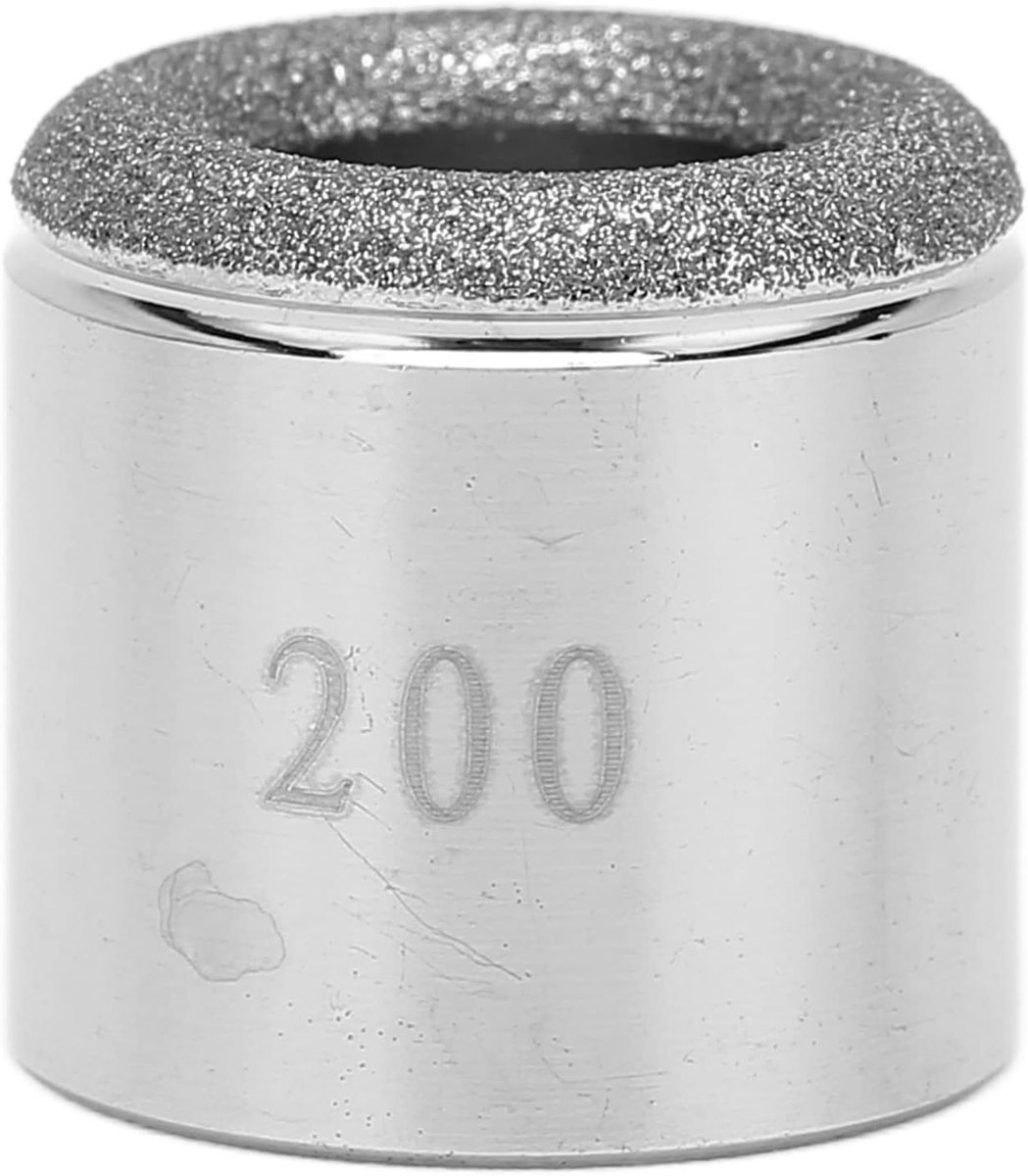 200# microdermabrasie tips, roestvrij staal diamant microdermabrasie, vervangende accessoires voor schoonheidsmachine schoonheidsslijpkop