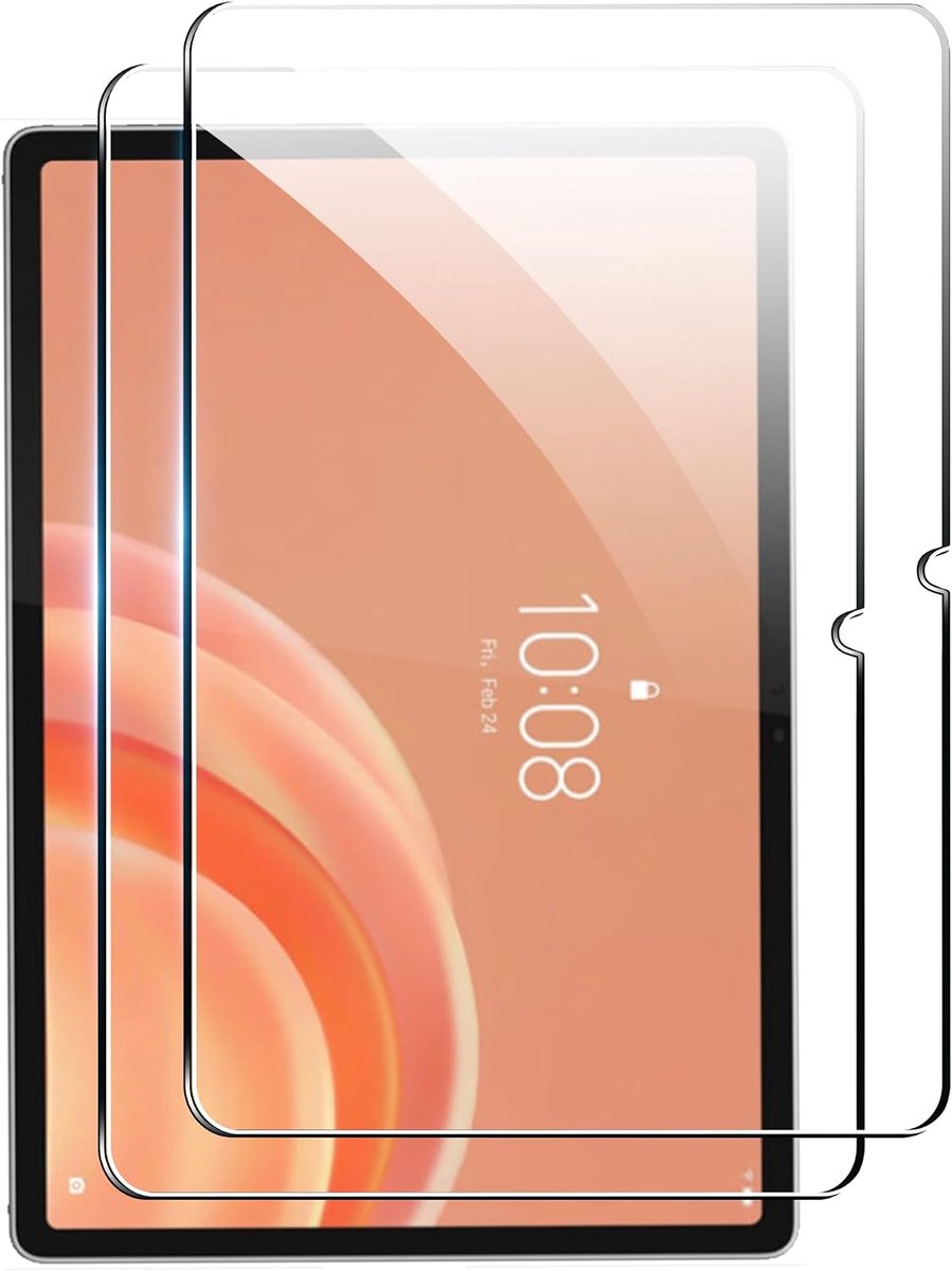 Beschermfolie voor Lenovo Tab Plus Gen 2 12,1 inch gehard glas, 2 stuks HD Clear Screen Protector voor Lenovo Tab Plus Gen 2 12,1 inch, krasbestendig
