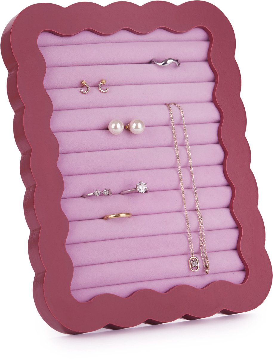 Balvi Sieradenhouder Wiggly Rood Roze