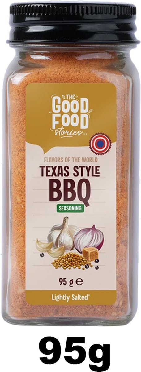 Texas BBQ Kruidenmix - 95 g - Licht gezouten - The Good Food Stories (TGFS)