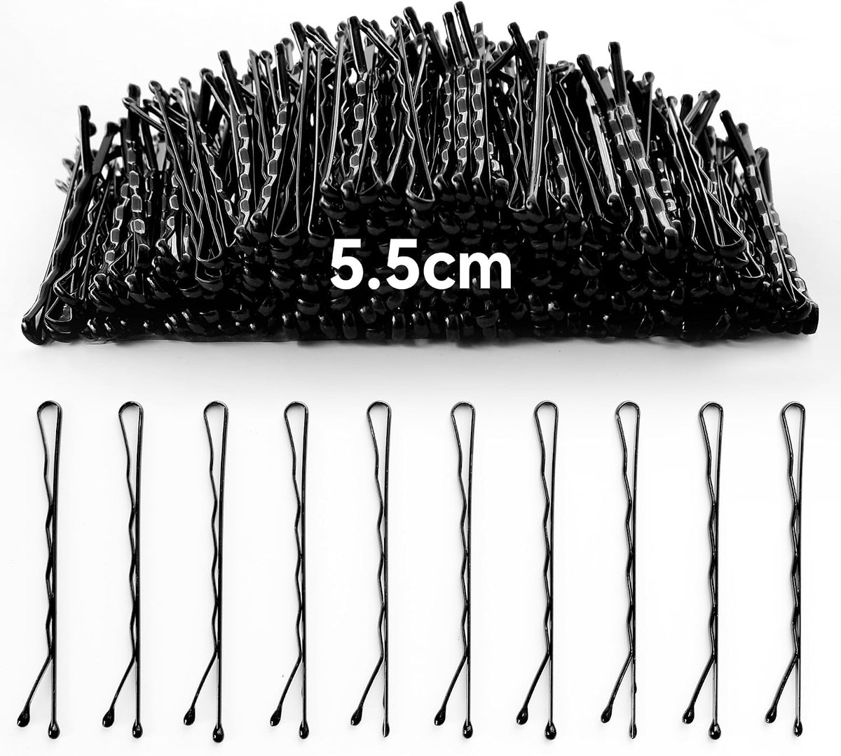 Haarspelden van duurzaam metaal, 5,5 cm, voor knoten, kapsels en dagelijkse stijlen, veelzijdig haaraccessoire voor vrouwen en meisjes