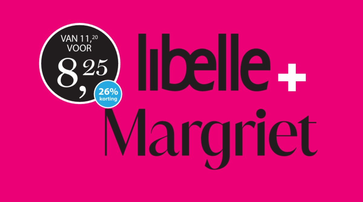 Pakket Libelle + Margriet 2026-38 - Magazine voordeelpakket
