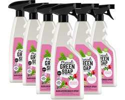 Marcel's Green Soap Badkamerreiniger Patchouli & Cranberry - 6 x 500ml