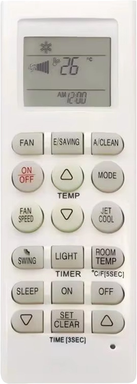 Ibley Airco Afstandsbediening - Geschikt voor LG - AKB73315601 - Direct Gebruiksklaar