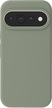 Accezz Hoesje - Geschikt voor Google Pixel 10 / 10 Pro / 11 / 11 Pro - Liquid Silicone Backcover met Magnetische Ring - Cooper Green