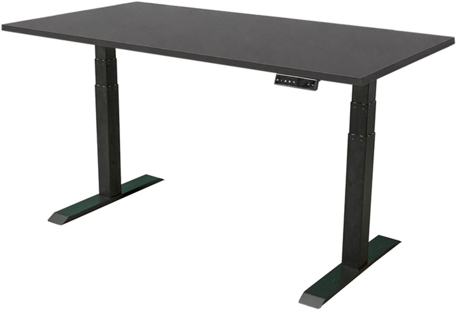 Sedero Elektrisch verstelbaar bureau - 140x80 cm - Dual motor - Zwart / Antraciet