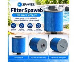 Filter Spaweb (van Sunspa) - H16cm*D15cm - Jacuzzi - Bubbelbaden - Whirlpool