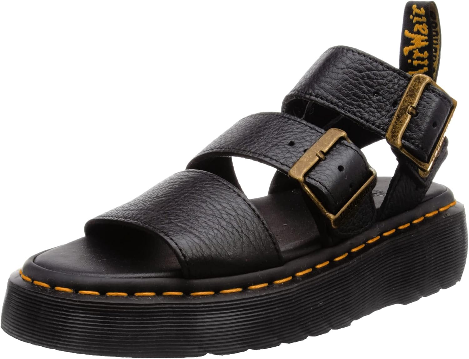 Dr Martens Gryphon Quad Sandalen Vrouw Zwart