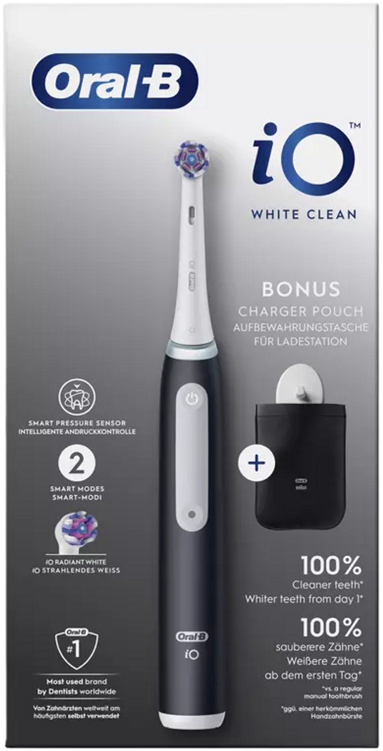 Oral-B iO 3 Clean & Whiten Zwart Elektrische Tandenborstel