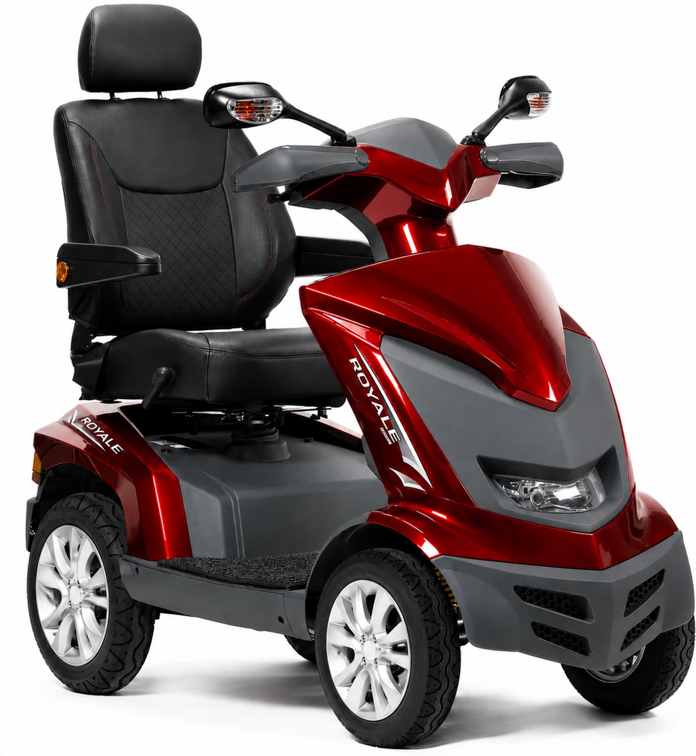 Heartway Royale 4 Scootmobiel Rood – Luxe 4-Wiel Scootmobiel – 16 km/u – Tot 50 km Actieradius – Comfortabel & Krachtig