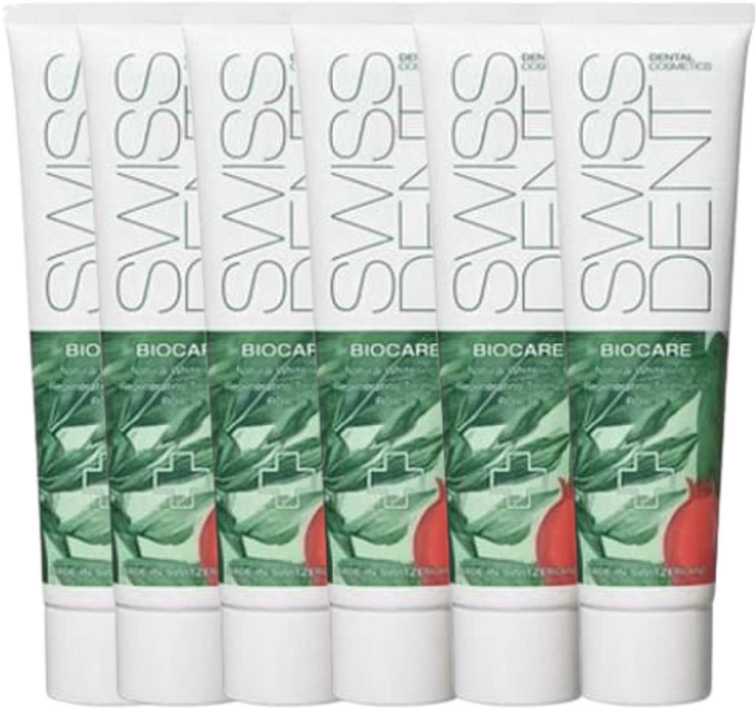 Swissdent Biocare Whitening Tandpasta - 6 x 100 ml - Voordeelverpakking