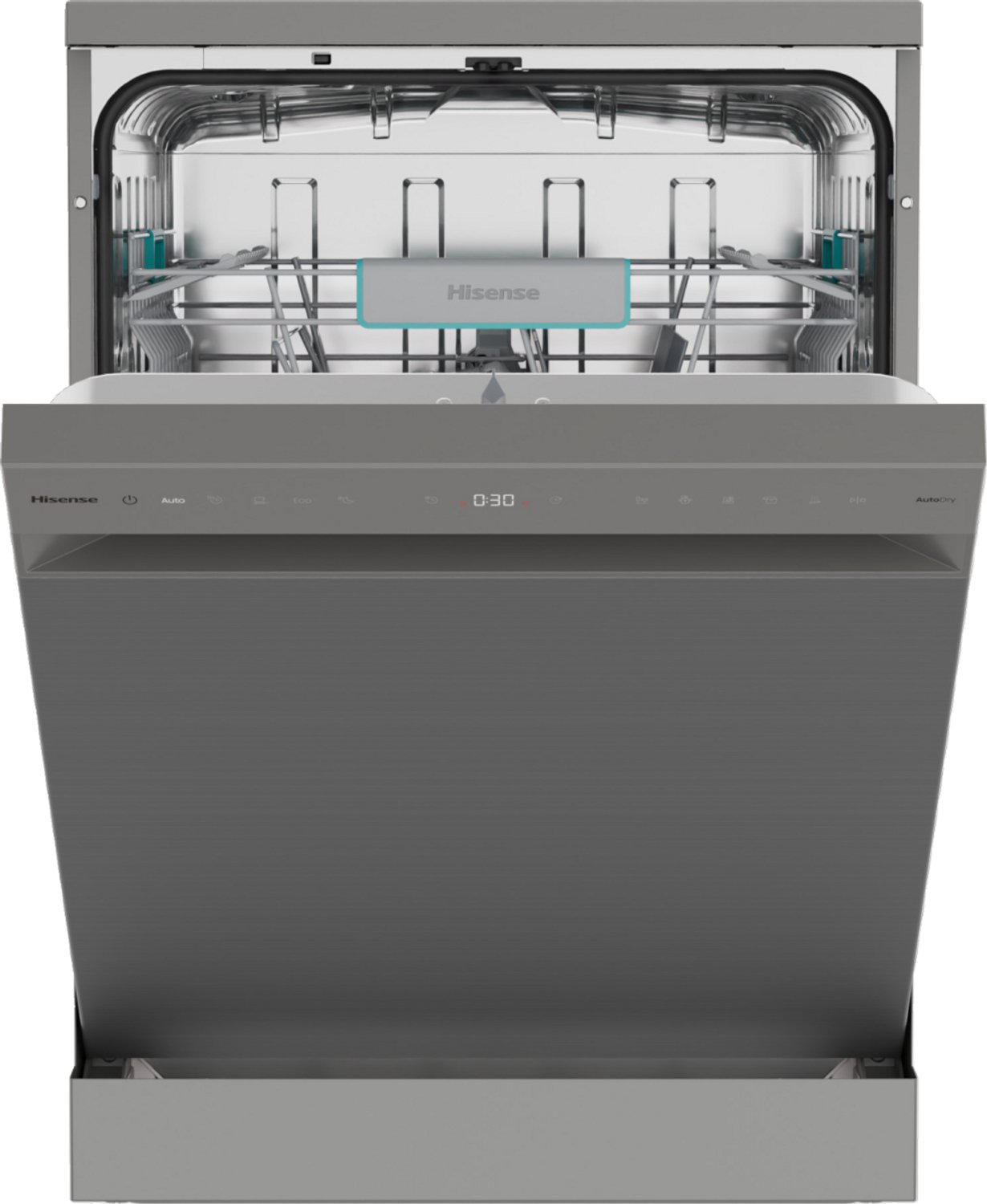 Hisense HS662A90X Vaatwasser Inox - A - Quick 20 min