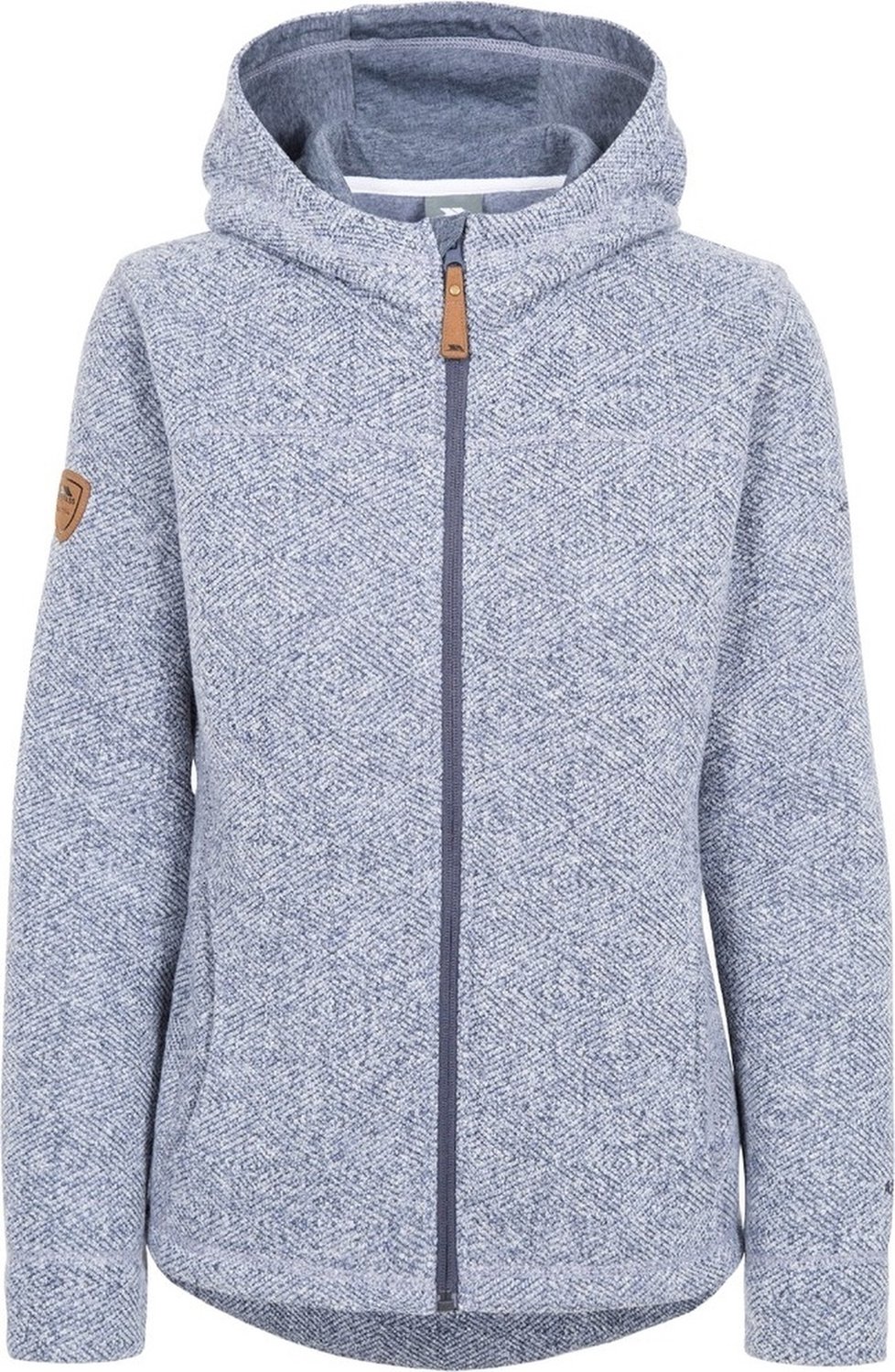 Trespass dames fleecejas/fleecepullover Reserve - Damesfleece At200 Denimblauw