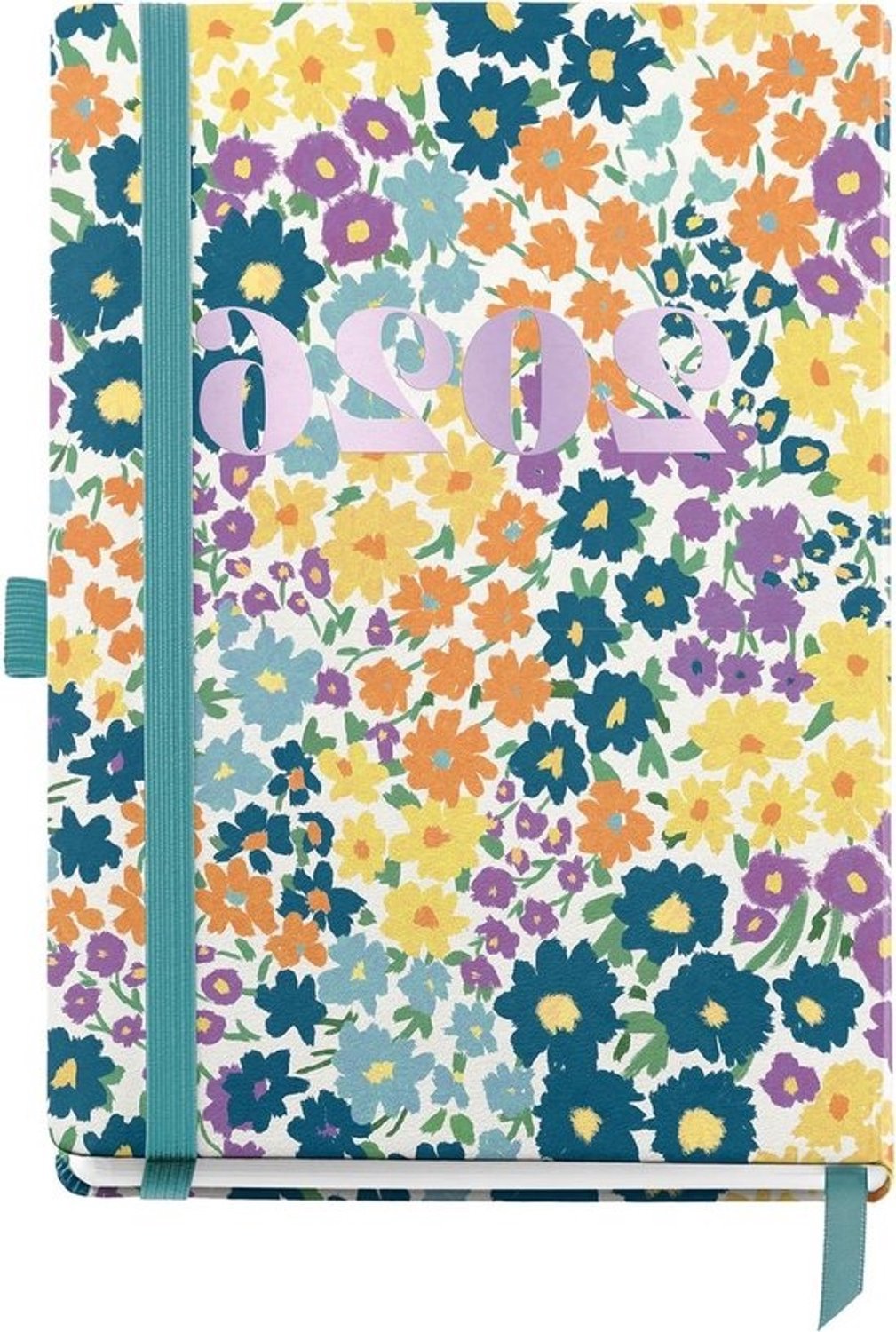 Dagplanner 2026 - Afspraken- en jaarplanner - Dagelijkse notities - FSC-gecertificeerd papier - 122 x 168 mm - Bloemen