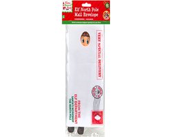 Naugthy elves - Elves behavin badly | Kerst - Elf - Stoute elf - pop | Kerstmis traditie | aankomst envelope outfit